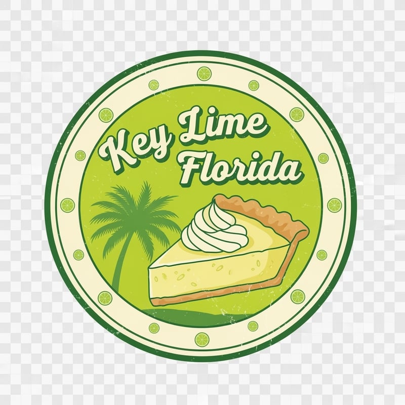Vintage Key Lime Florida Badge