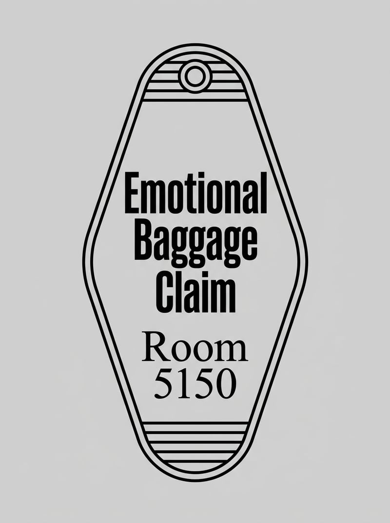 Vintage Motel Key Tag Vector Design