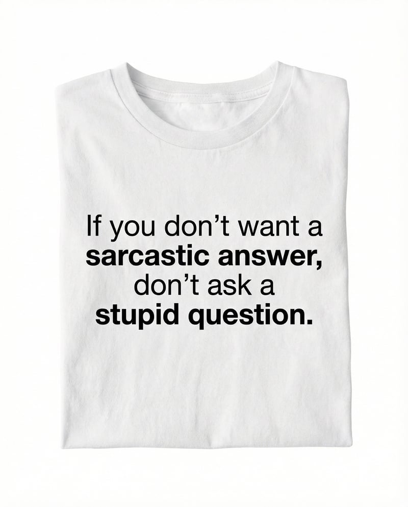 Modern Typographic T-Shirt Design