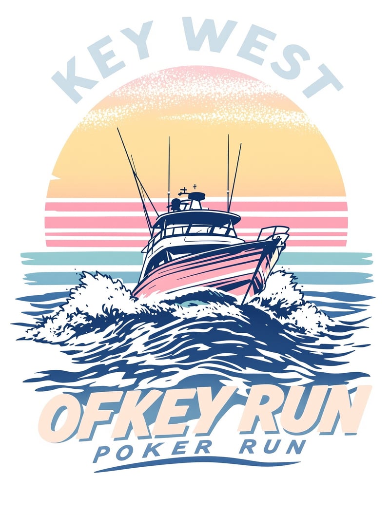 Key West Offshore Poker Run Speedboat Crest