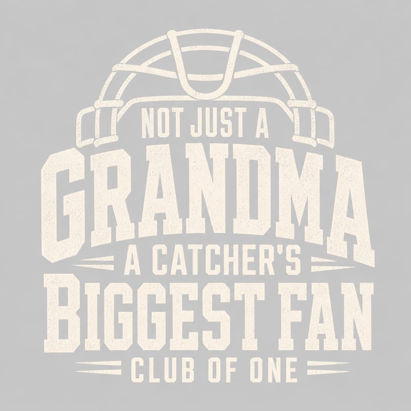 Retro Collegiate Grandma T-Shirt Design