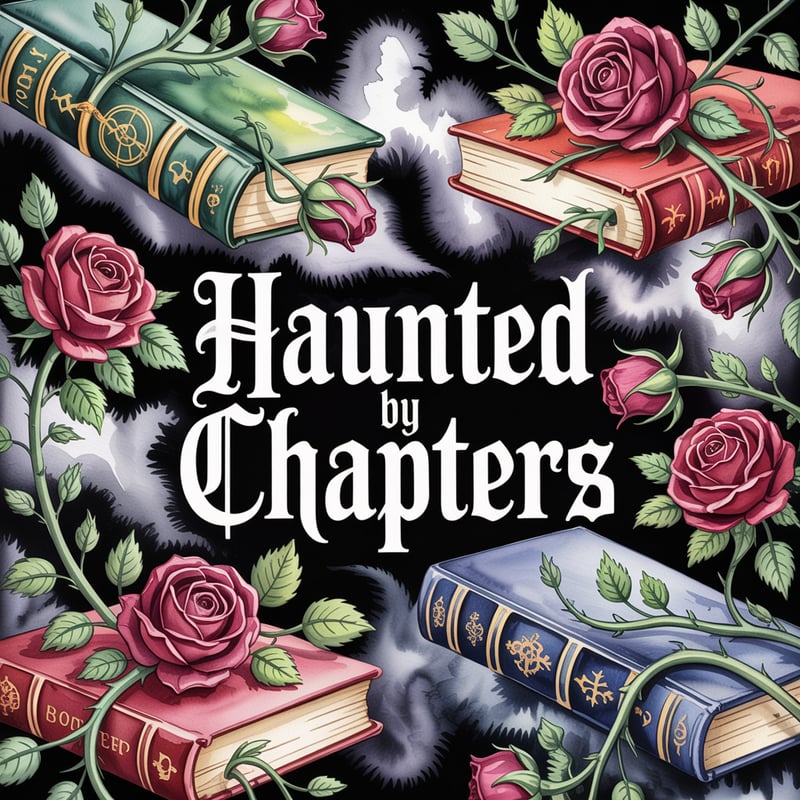 Gothic Watercolor Book Pattern