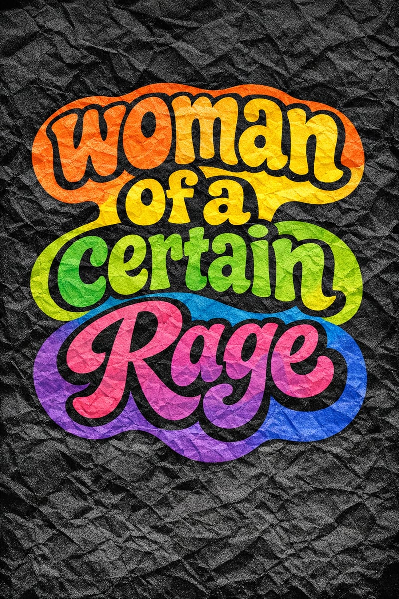 Retro 1970s Psychedelic Typography Art