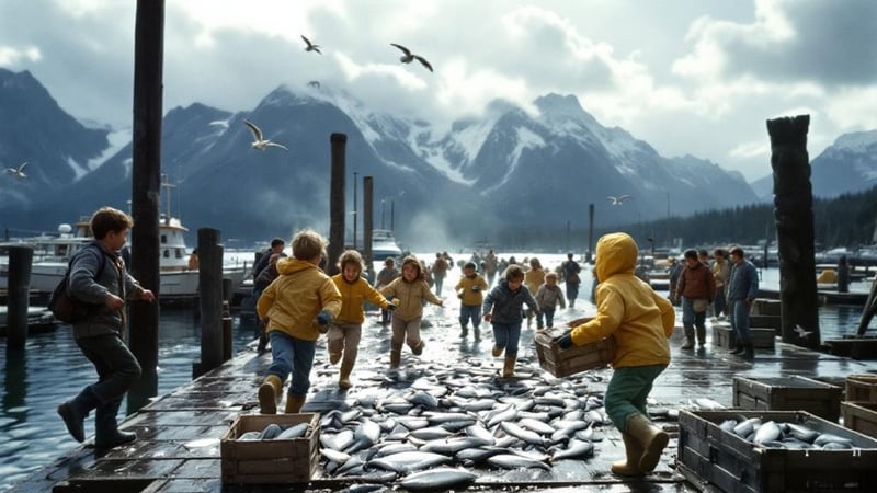1950s Alaskan Children's Maritime Joy