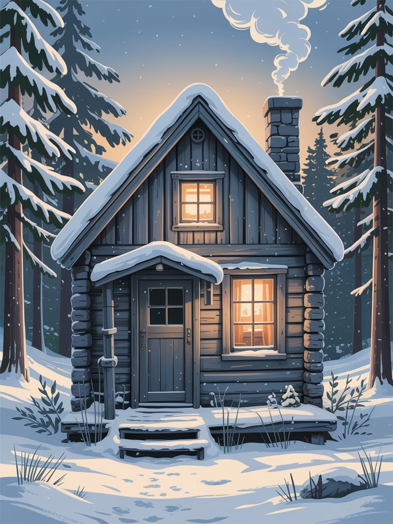 Symmetrical Rustic Outdoor Design