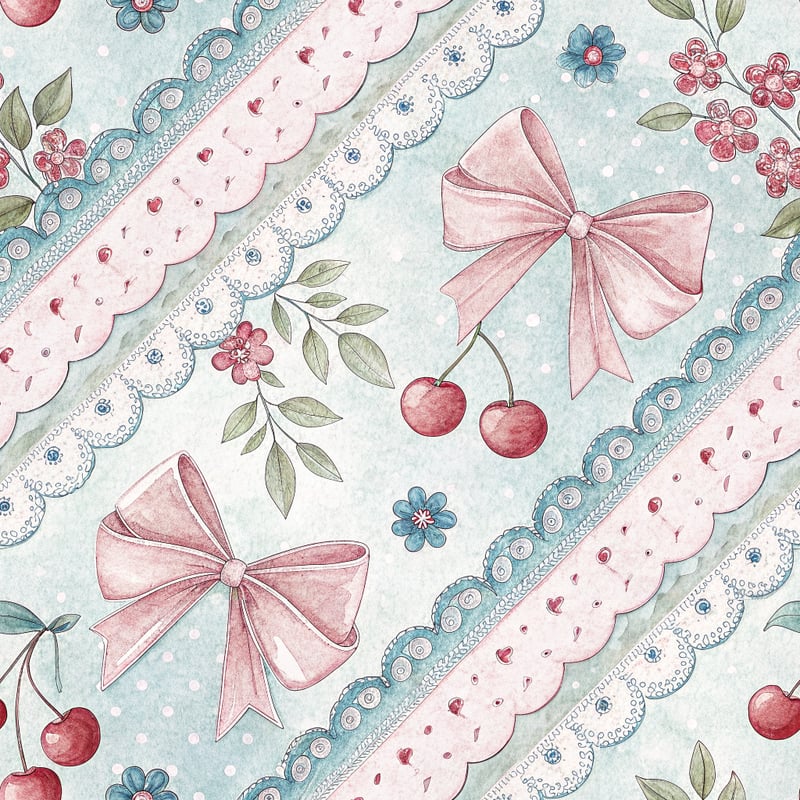 Coquette Nursery Chic Pattern