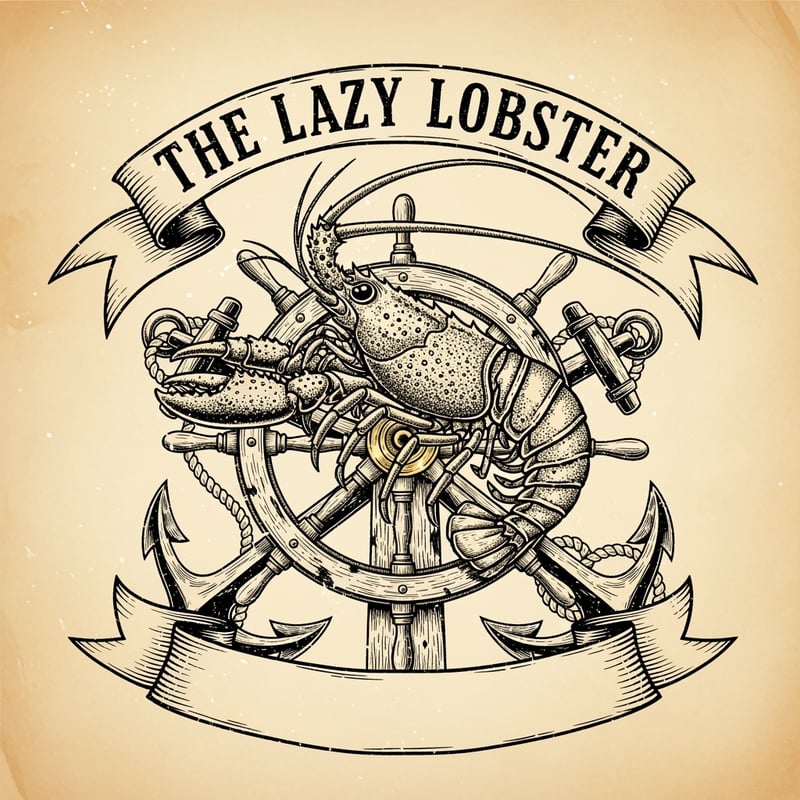 Vintage Nautical Ship Emblem