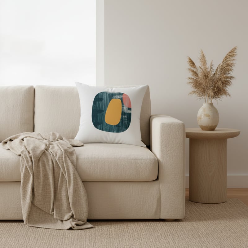 Japandi-Style Minimalist Living Room