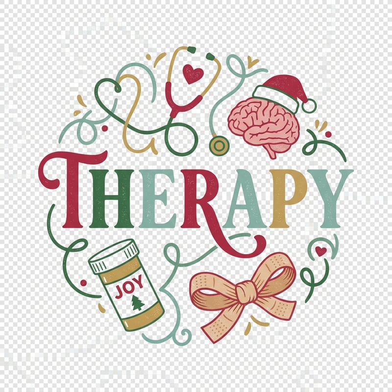 Holiday THERAPY Wordmark PNG
