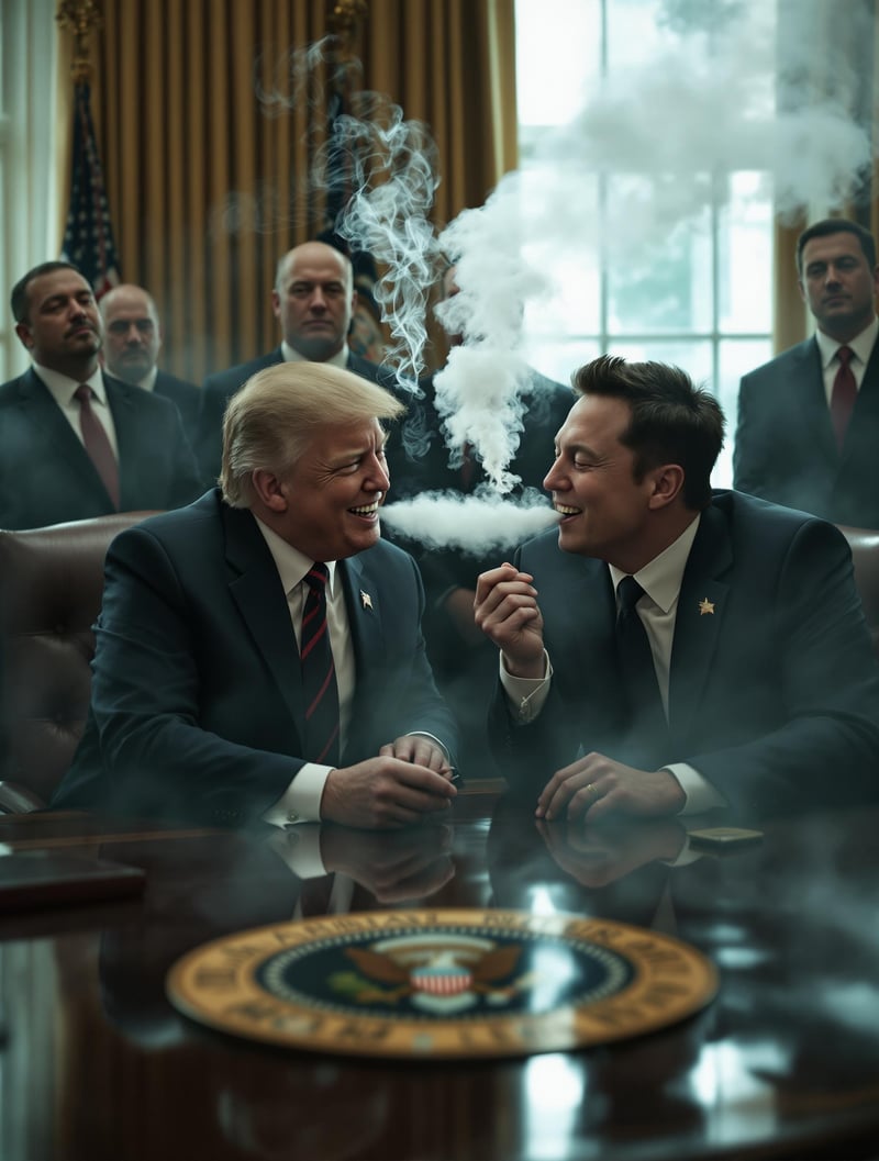 Trump and Musk's Surreal White House Meeting