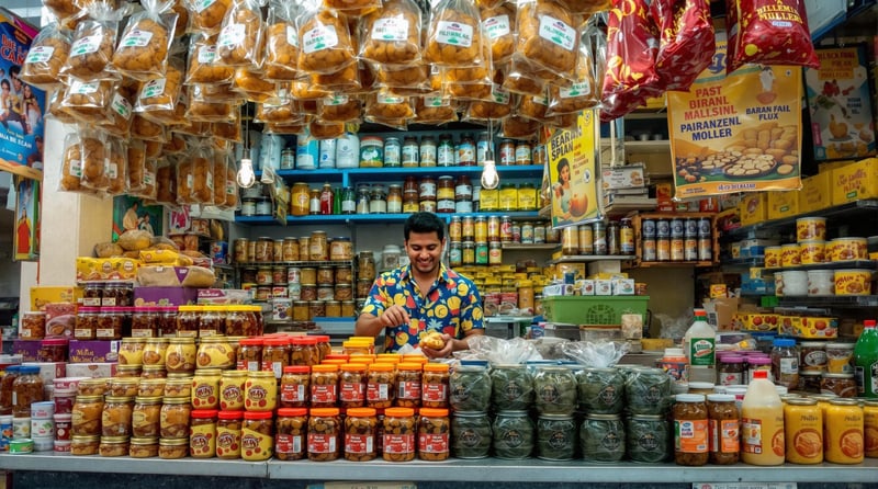Vibrant Filipino Sari-Sari Store