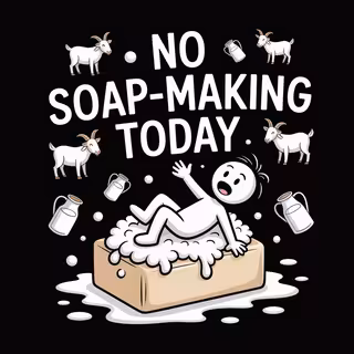 Stick Figure Slipping on Soap