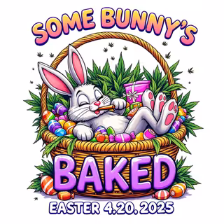 Laid-Back Bunny 420 Easter Design