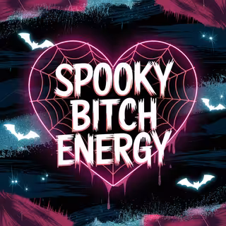 Gothic Neon Halloween Background