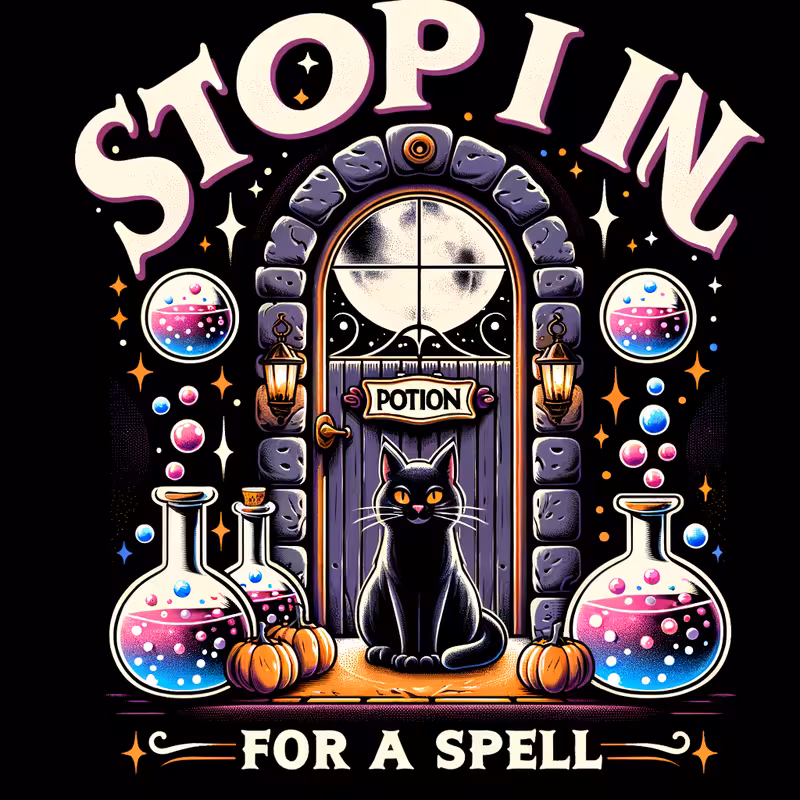 Halloween Witch Potion Shop T-Shirt