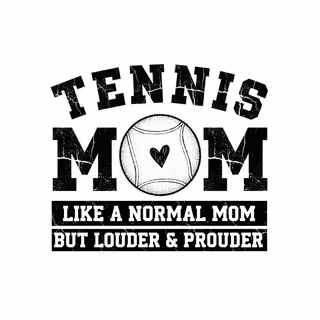 Distressed Tennis Mom T-Shirt Design