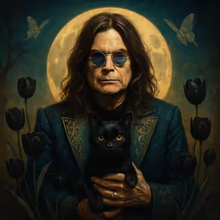 Ozzy Osbourne Gothic Portrait
