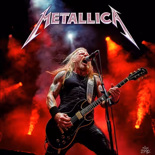 Legendary James Hetfield Metallica Poster