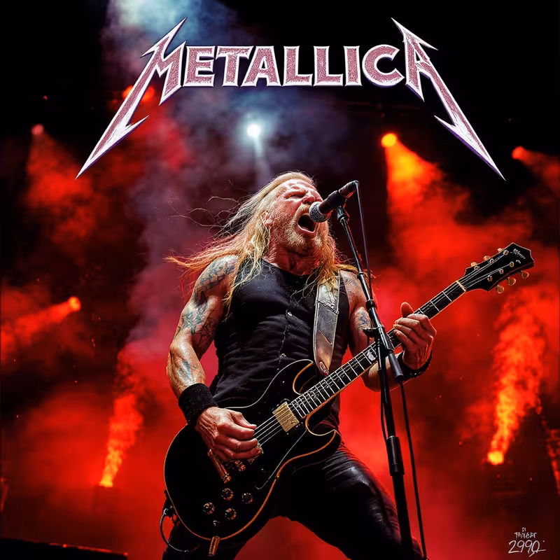 Legendary James Hetfield Metallica Poster