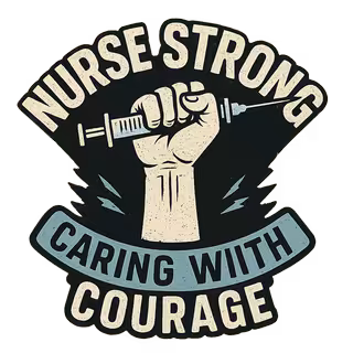 Vintage Nurse Strong T-Shirt Design