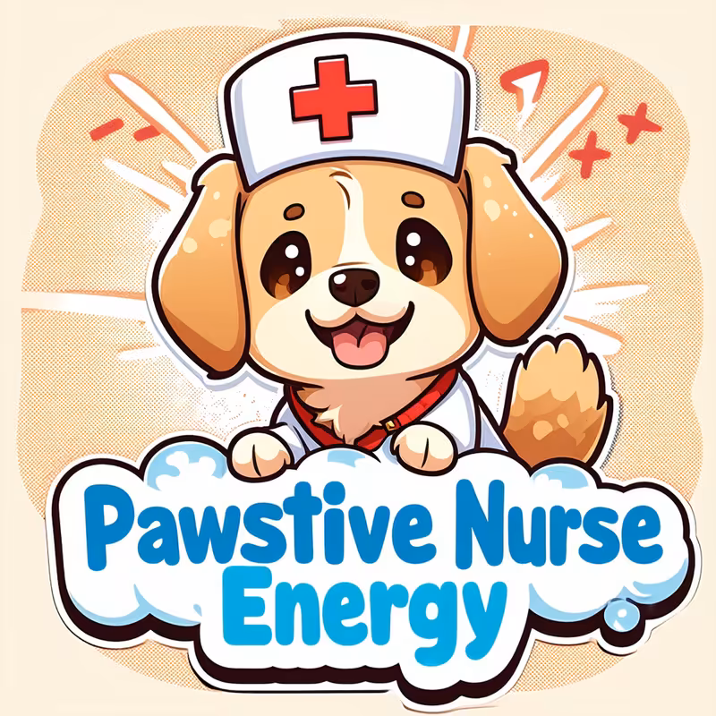 Chibi Golden Retriever Nurse