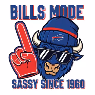 Buffalo Bills Fan Mascot Design