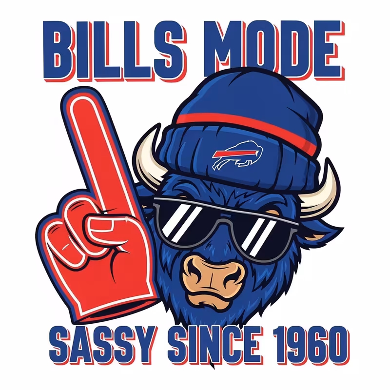 Buffalo Bills Fan Mascot Design