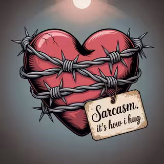 Heart Wrapped in Barbed Wire
