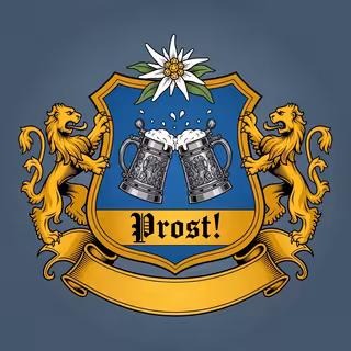 Traditional German Oktoberfest Crest