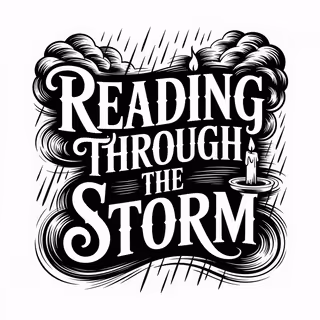 Bold Gothic Font with Storm Doodles
