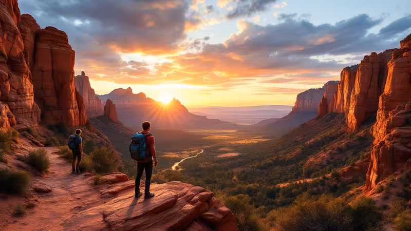 Stunning Sedona Sunset Landscape