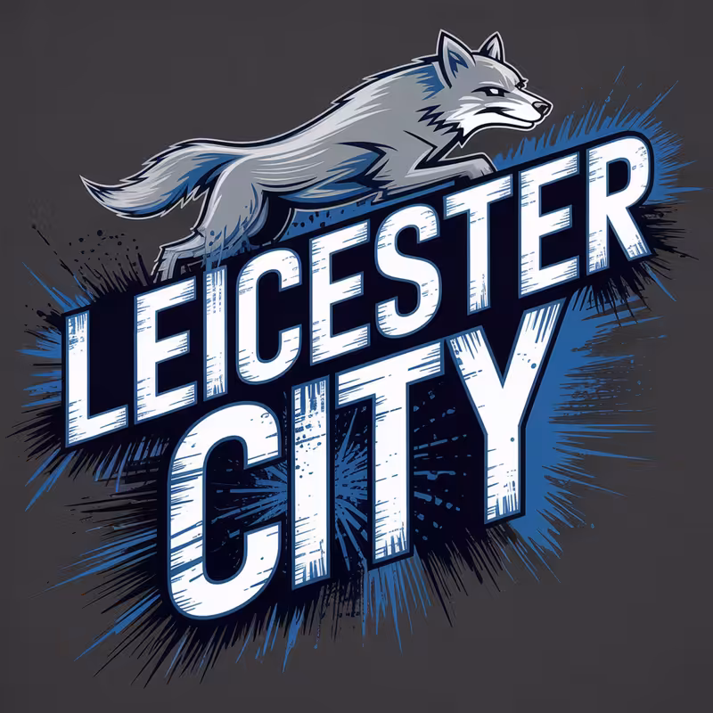 Leicester City Blue Splatter Shirt