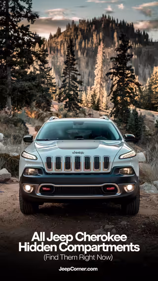 All Jeep Cherokee Hidden Compartments