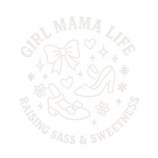 Vintage Girl Mama Line-Art T-Shirt Design