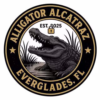Alligator Alcatraz Logo Design