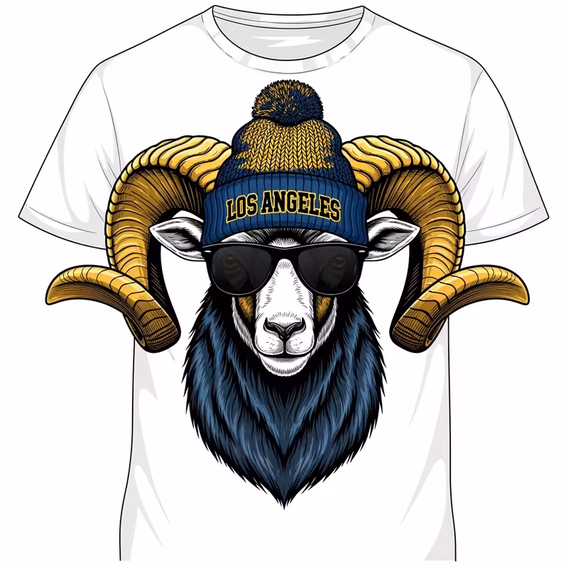 Trendy Ram T-Shirt Graphic Design