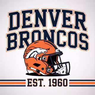 Denver Broncos Vector T-Shirt Design