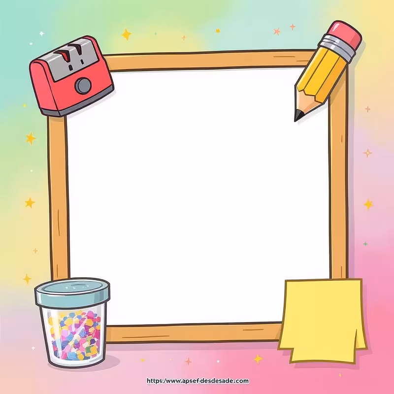 Colorful Cartoon Notepad Layout