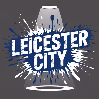 Leicester City Blue Splatter Shirt