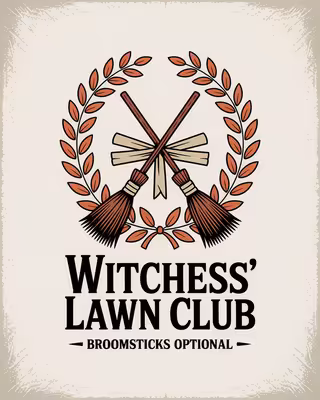 Classic Preppy Witches' Lawn Club Crest