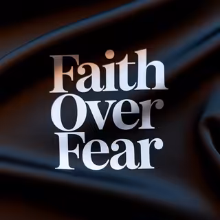 Faith Over Fear Typography