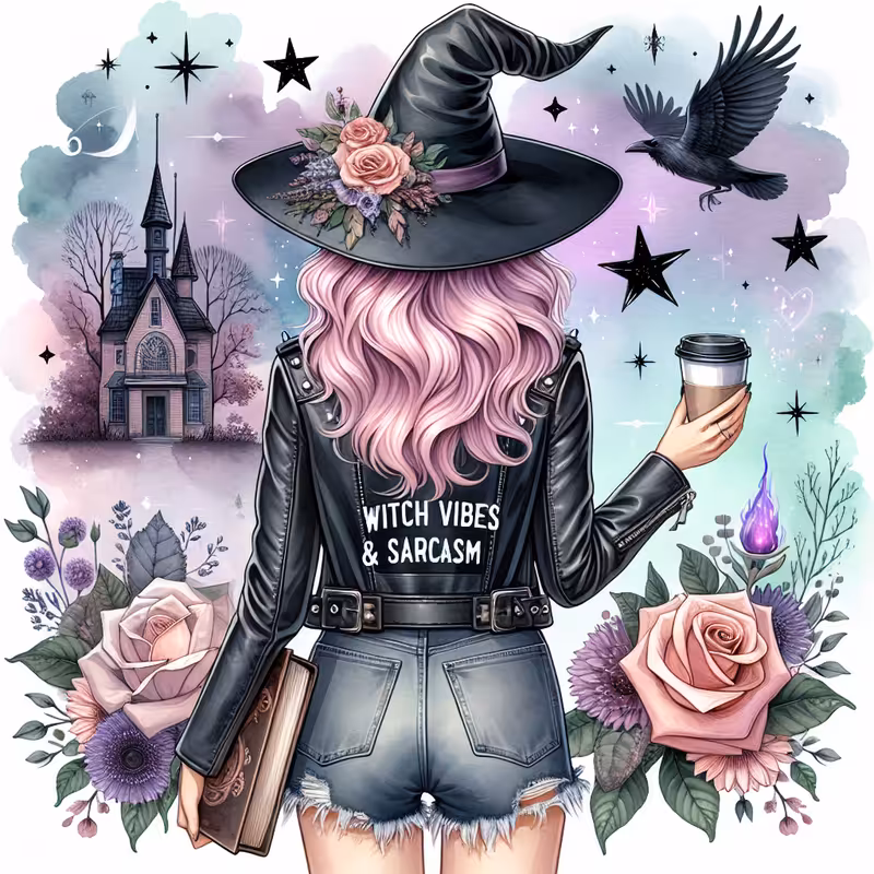 Modern Witchcore with Pastel Hair