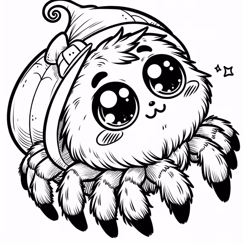 Kawaii Halloween Jumping Spider