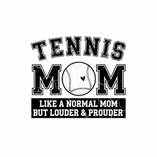 Distressed Tennis Mom T-Shirt Design