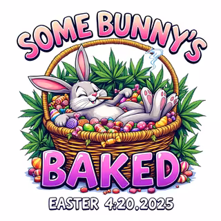 Laid-Back Bunny 420 Easter Design