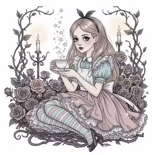 Whimsical Gothic Pastel Fantasy