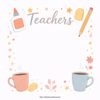 Pastel Teacher Notepad Design
