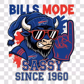 Buffalo Bills Fan Mascot Design