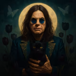 Ozzy Osbourne Gothic Portrait