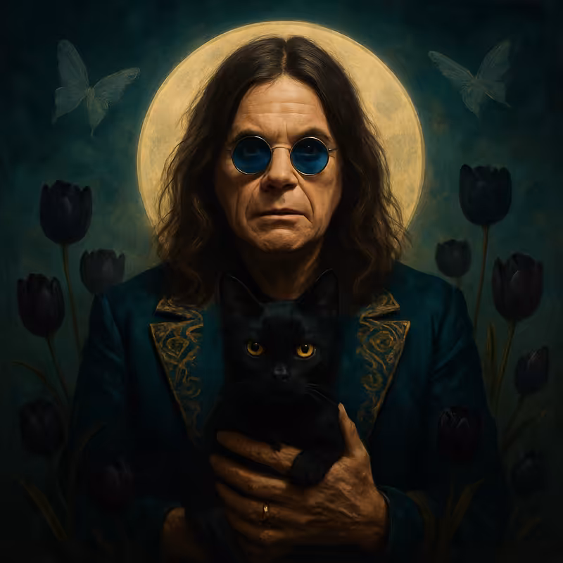Ozzy Osbourne Gothic Portrait